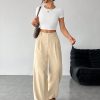 Women's Corduroy Long Wide-Leg Pants Suitable For Autumn And Winter