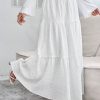 Solid Ruffle Hem Schiffy Skirt