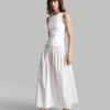 Ladies' Patchwork Cotton Midi Dress, Casual Autumn Outfit For School Or Everyday Wear