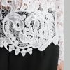 Women's Elegant High Collar Blouse For Fall Winter Back To School Uniform