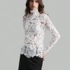 Women's Elegant High Collar Blouse For Fall Winter Back To School Uniform