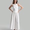 Ladies' Patchwork Cotton Midi Dress, Casual Autumn Outfit For School Or Everyday Wear