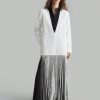 Women's Fashion Autumn Contrast Color Splicing Tassel Hem Blouse