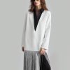 Women's Fashion Autumn Contrast Color Splicing Tassel Hem Blouse