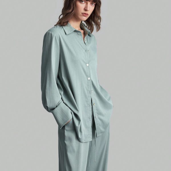 Women's Casual Striped Long Sleeve Blouse, Spring/Summer/Autumn Wardrobe Essential, Formal/Casual/Back To School/Outings