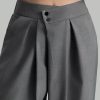 Women's Gray Suit Pants, Fall Clothing, Back To School, Casual Wear