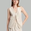 Women'S Solid Color Vest Suit Jacket