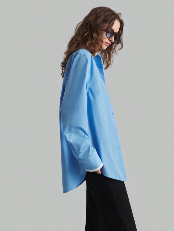 Women 2 In 1 Long Sleeve Blouse, For Autumn/Winter, Back To School Outfit