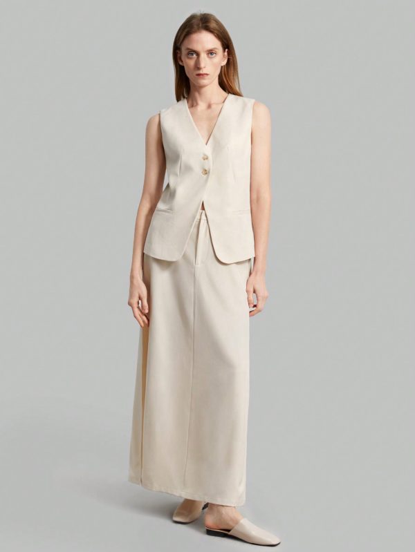 Women'S Solid Color Vest Suit Jacket