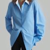 Women 2 In 1 Long Sleeve Blouse, For Autumn/Winter, Back To School Outfit