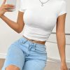 Summer 3pcs/Set Ladies' Pleated Short Sleeve T-Shirt
