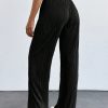 Ladies  Woven Wide Leg Pants