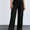 Ladies  Woven Wide Leg Pants