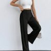 Ladies  Woven Wide Leg Pants