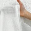Spring White Solid Batwing Sleeve White Shirt