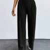 Ladies  Woven Wide Leg Pants