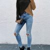 Women Colorblock Overlap Hem Stand Collar Drop Shoulder Long Sleeve Knit Sweater, Autumn/Winter
