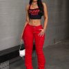 Women's Cargo Pocket Pleated Skinny Casual Fashion Jeans