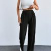 Ladies  Woven Wide Leg Pants