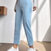 High Waist Press Crease Tapered Spring Women Pants